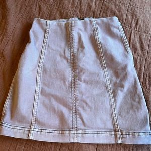 Light pink fitted skirt from Free People